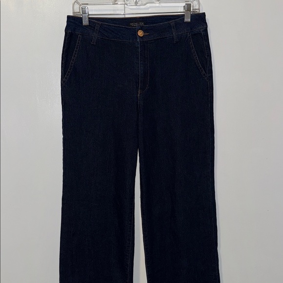 Rachel Zoe Wide Leg Trouser Jeans High Rise Dark Wash Women’s 4 Stretch Denim - Picture 4 of 10